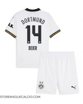 Borussia Dortmund Maximilian Beier #14 Maglia Gara Terza Repliche 2024-25 Bambino
